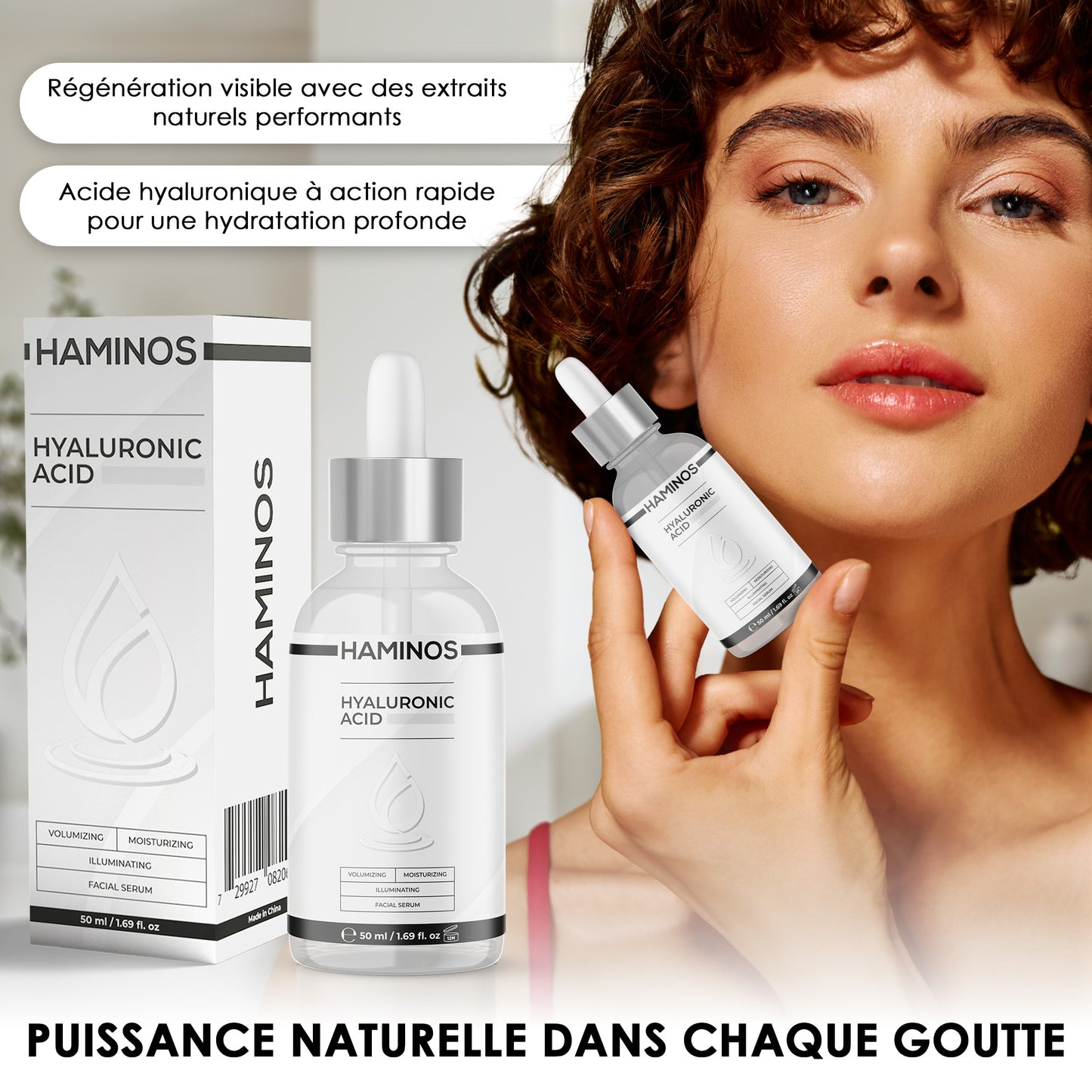 Sérum à l’acide hyaluronique 50 ml | HAMINOS®
