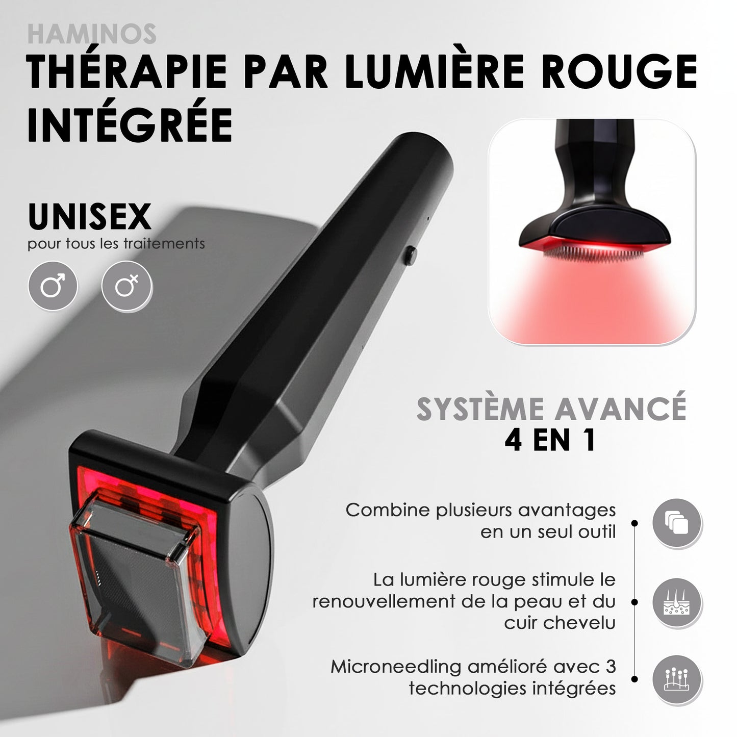 Derma Stamp Microneedling | Technologie 4-en-1