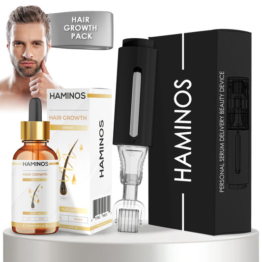 PACK POUR LA POUSSE DES CHEVEUX CHEZ LES HOMMES | HAMINOS®️