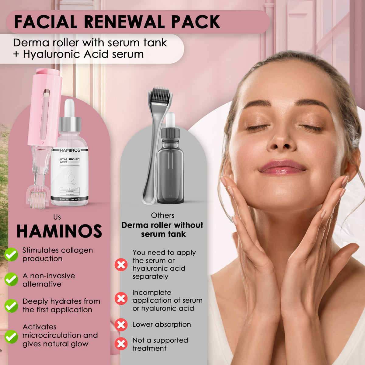 PACK RENOUVELLEMENT FACIAL | HAMINOS®