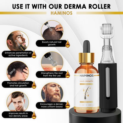 PACK POUR LA POUSSE DES CHEVEUX CHEZ LES HOMMES | HAMINOS®️