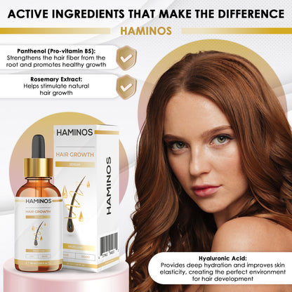 PACK POUR LA CROISSANCE DES CHEVEUX FÉMININS | HAMINOS®️